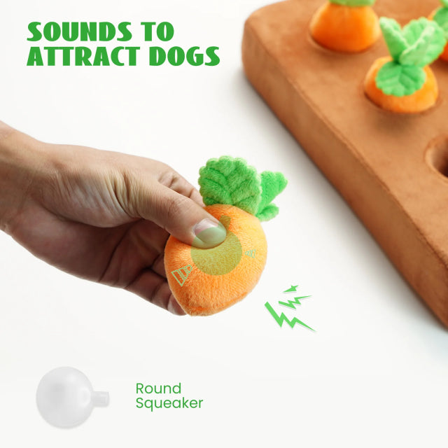 Carrot Dispensing Farm Enrichment Toy