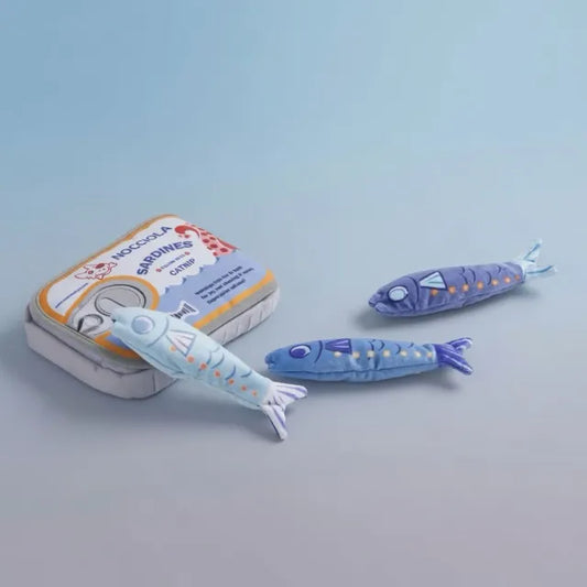3-Pack Sardine Can Fish Toy