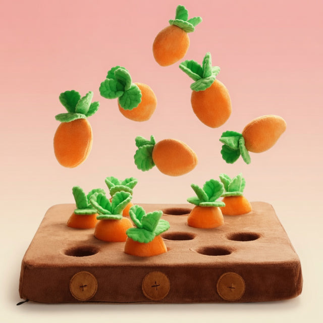 Carrot Dispensing Farm Enrichment Toy