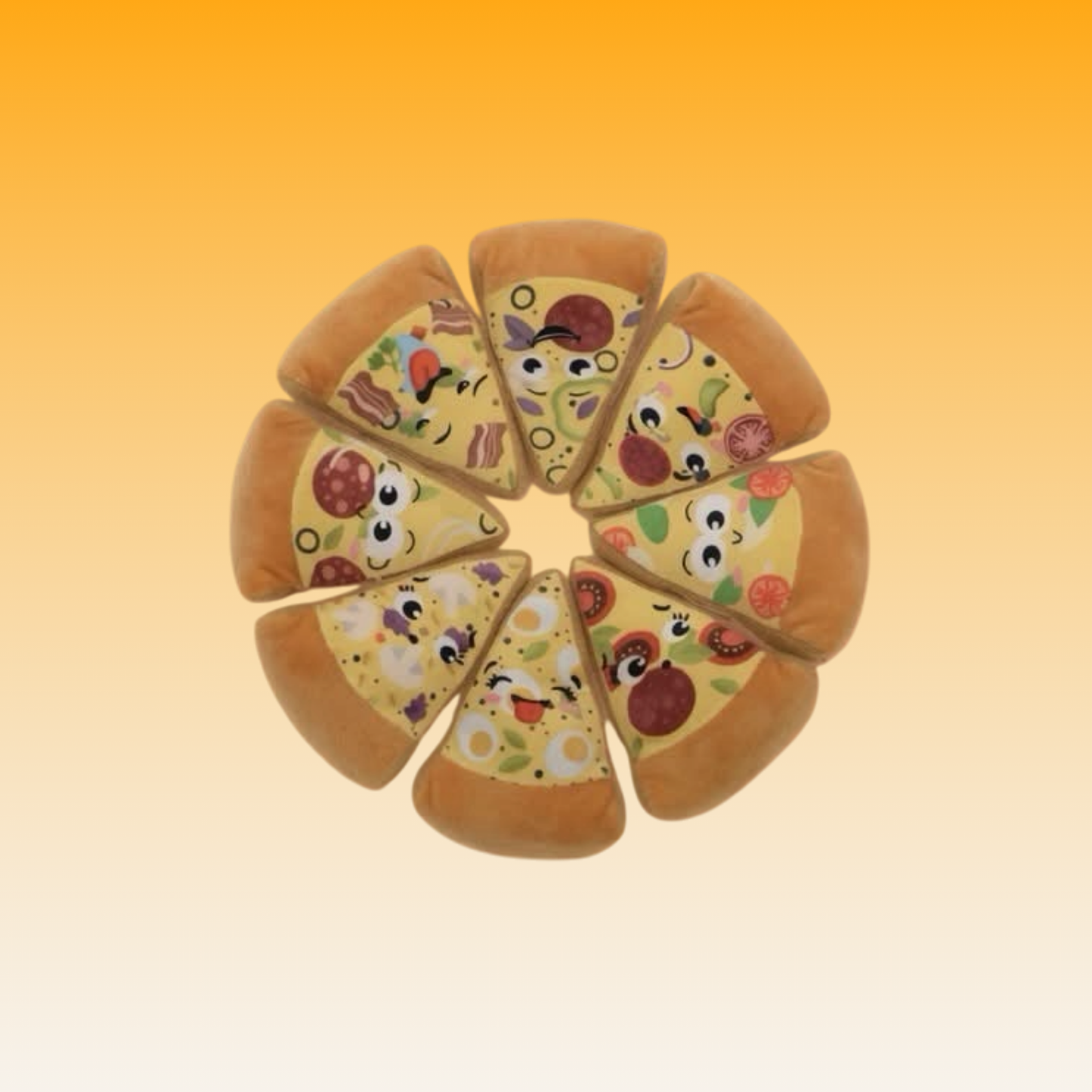 Pizza Party Hide & Seek Dog Toy