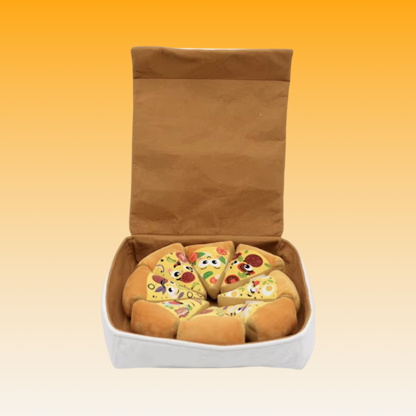 Pizza Party Hide & Seek Dog Toy