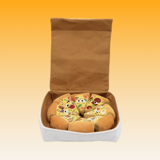 Pizza Party Hide & Seek Dog Toy